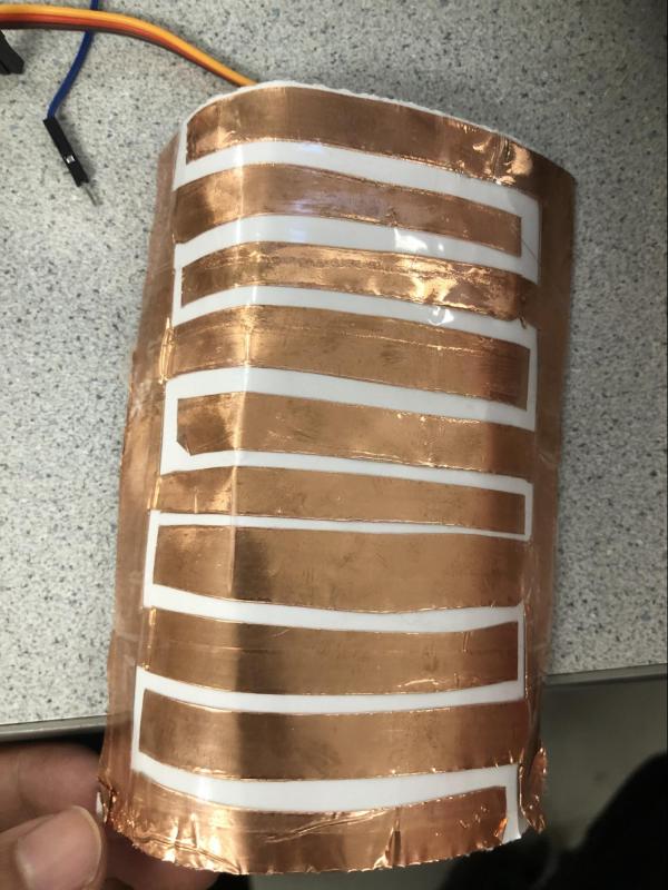 copper foil with pattern