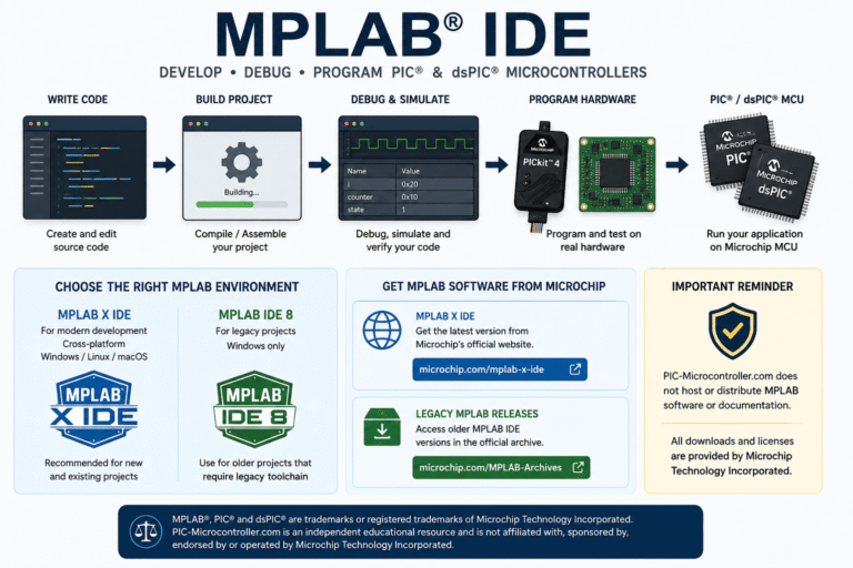 MPLAB IDE PIC Development Workflow - Pic Microcontroller