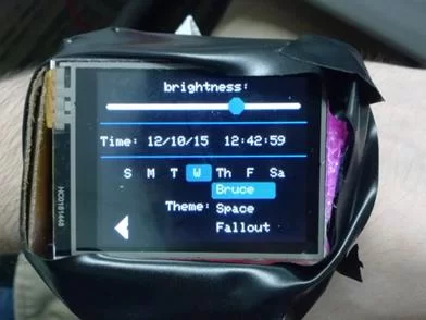 Settings Menu (Smart Watch)