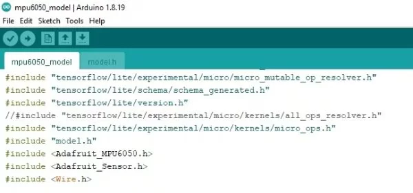 The application code