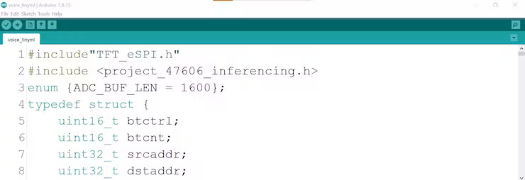 paste the code into the empty sketch by pressing on CTRL+V