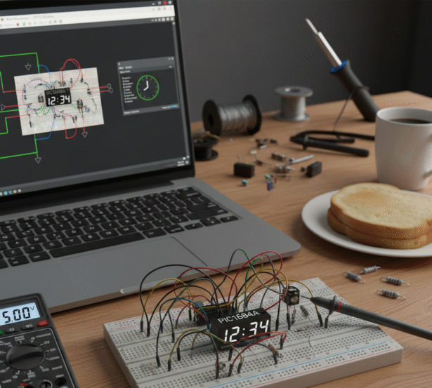 PIC microcontroller digital clock