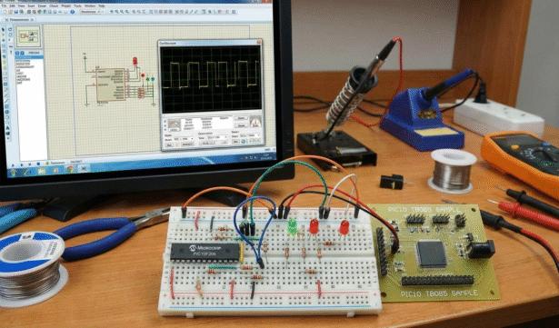 PIC10F206 breadboard power supply